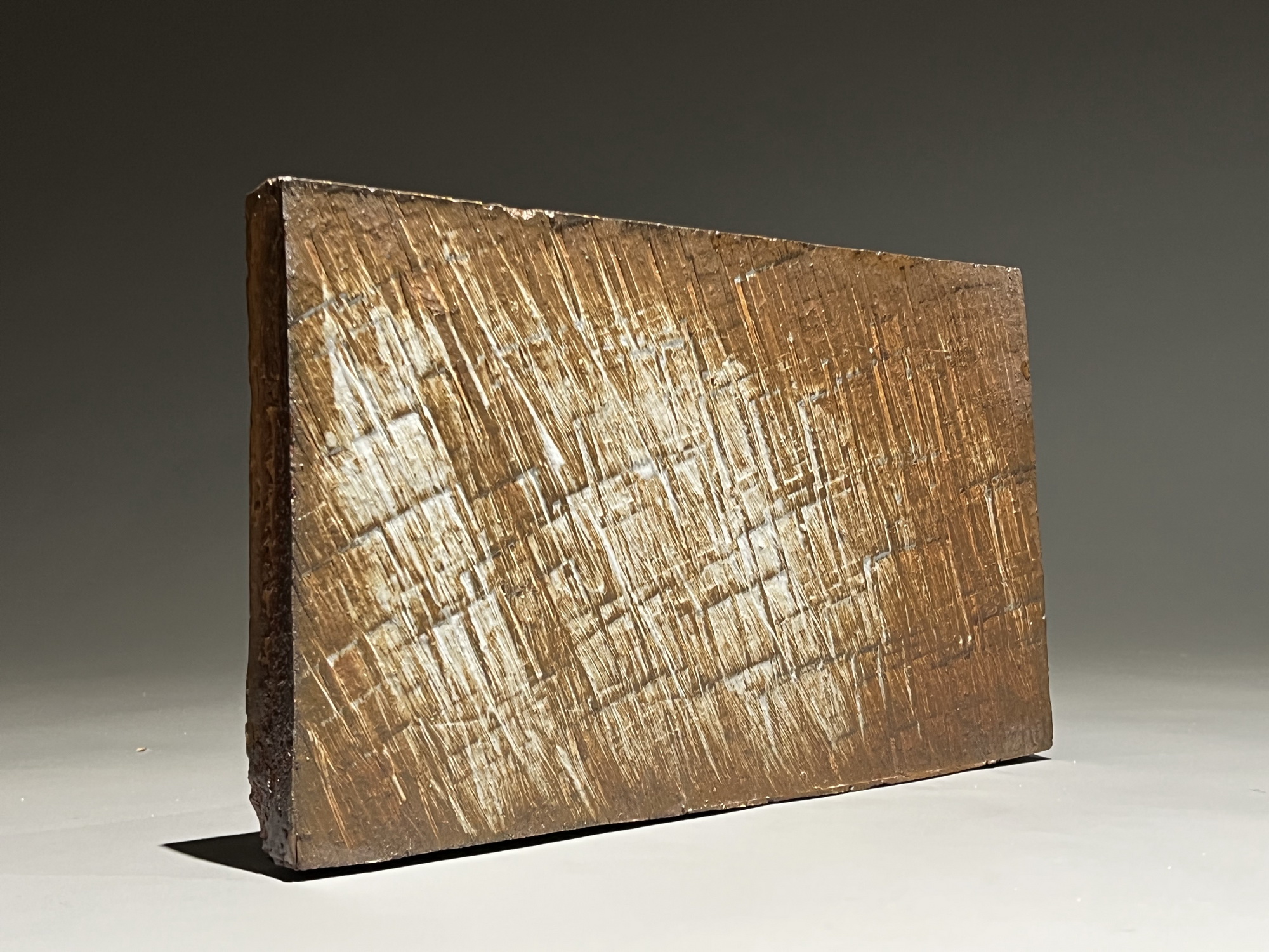 08.《遗失的风景3》陶瓷，盐烧，尺寸：60cm×40cm×4cm