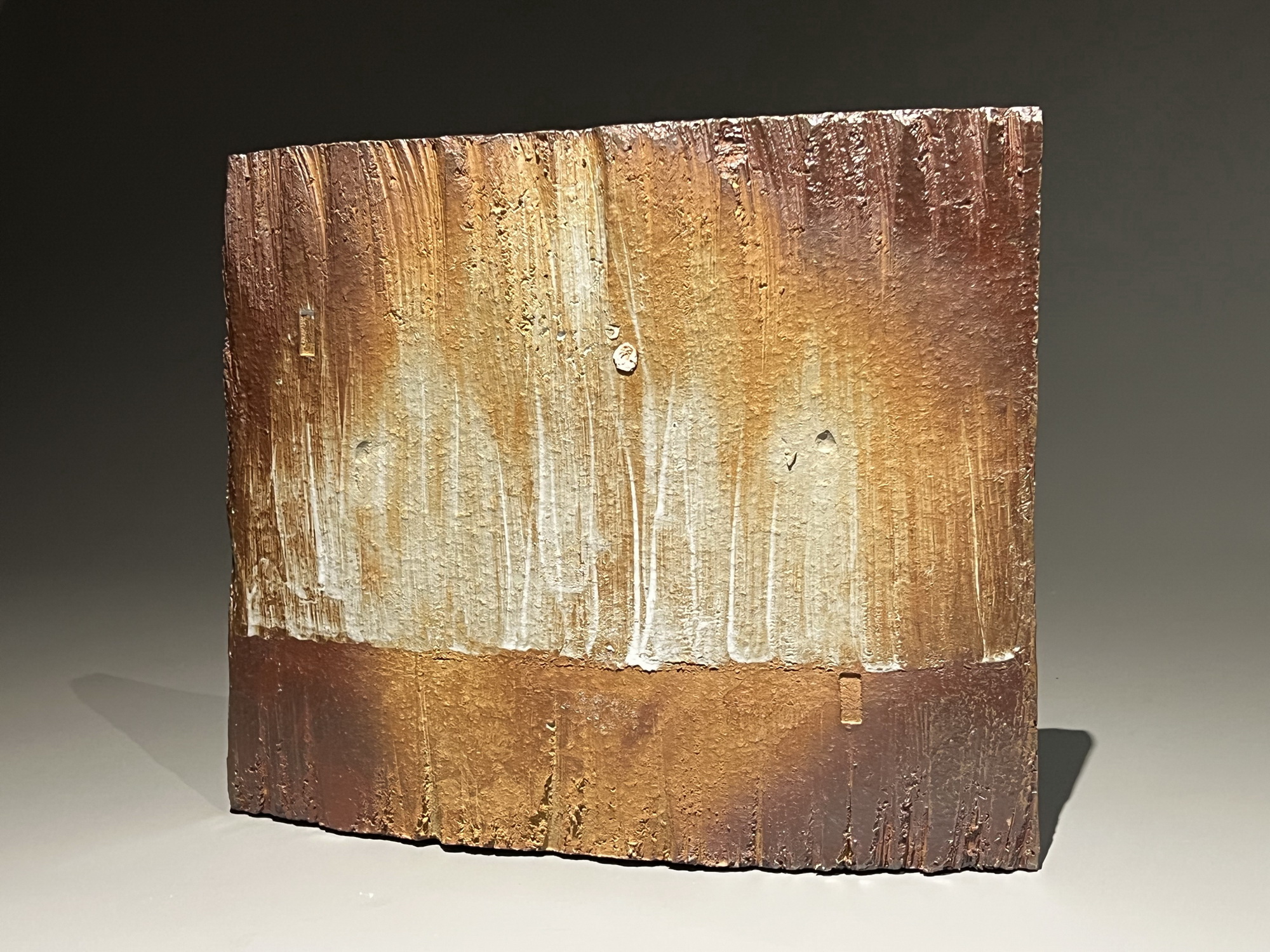 07.《遗失的风景2》陶瓷，盐烧，尺寸：60cm×50cm×4cm
